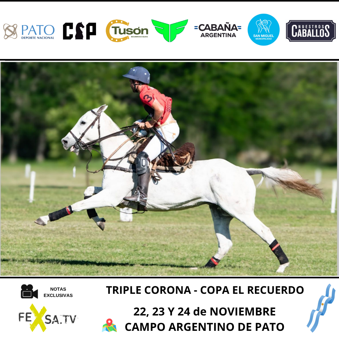 La Copa El Recuerdo será este fin de semana largo en el Campo Argentino de Pato