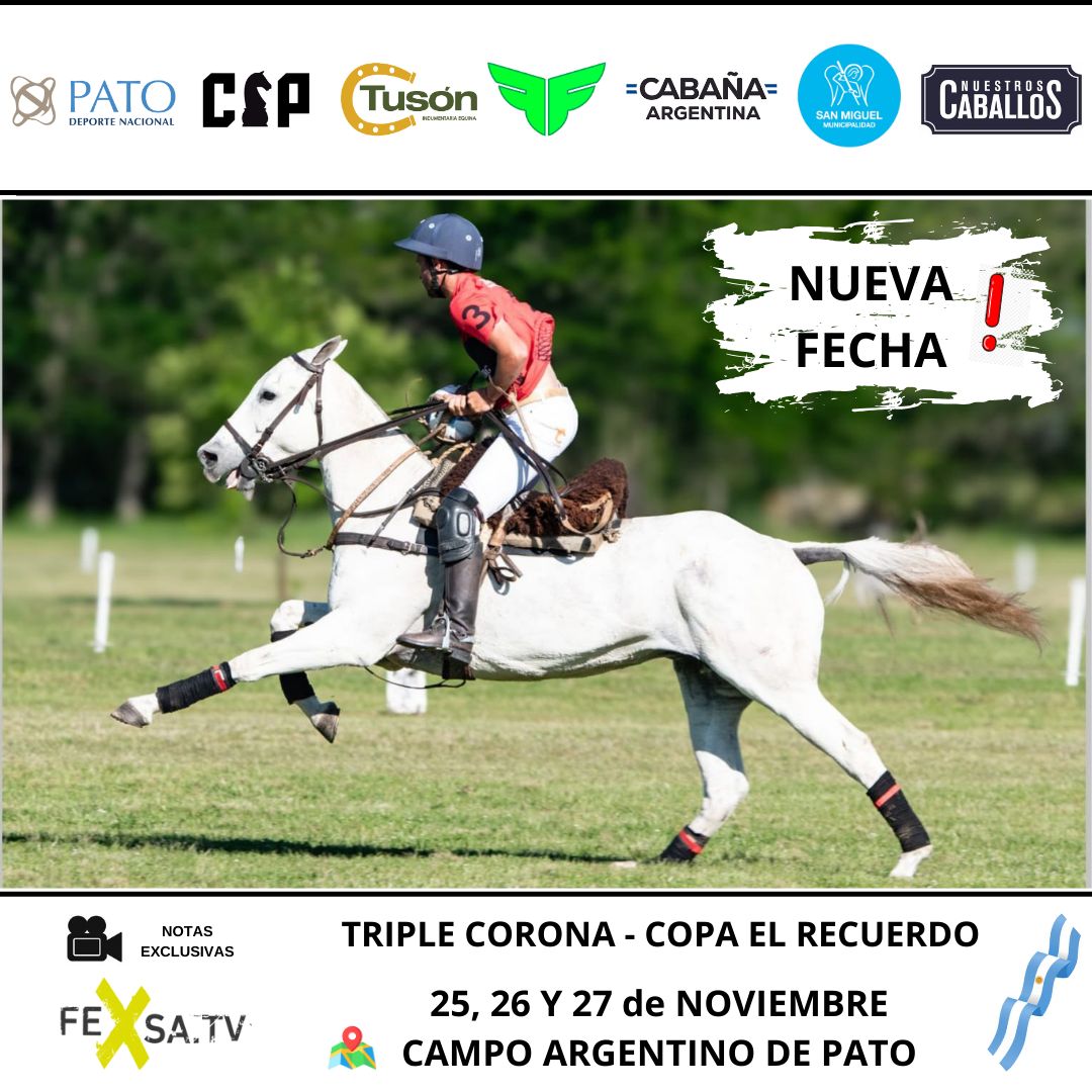 Reprogramación Copa El Recuerdo y Final del Torneo Argentino de Baja Ventaja