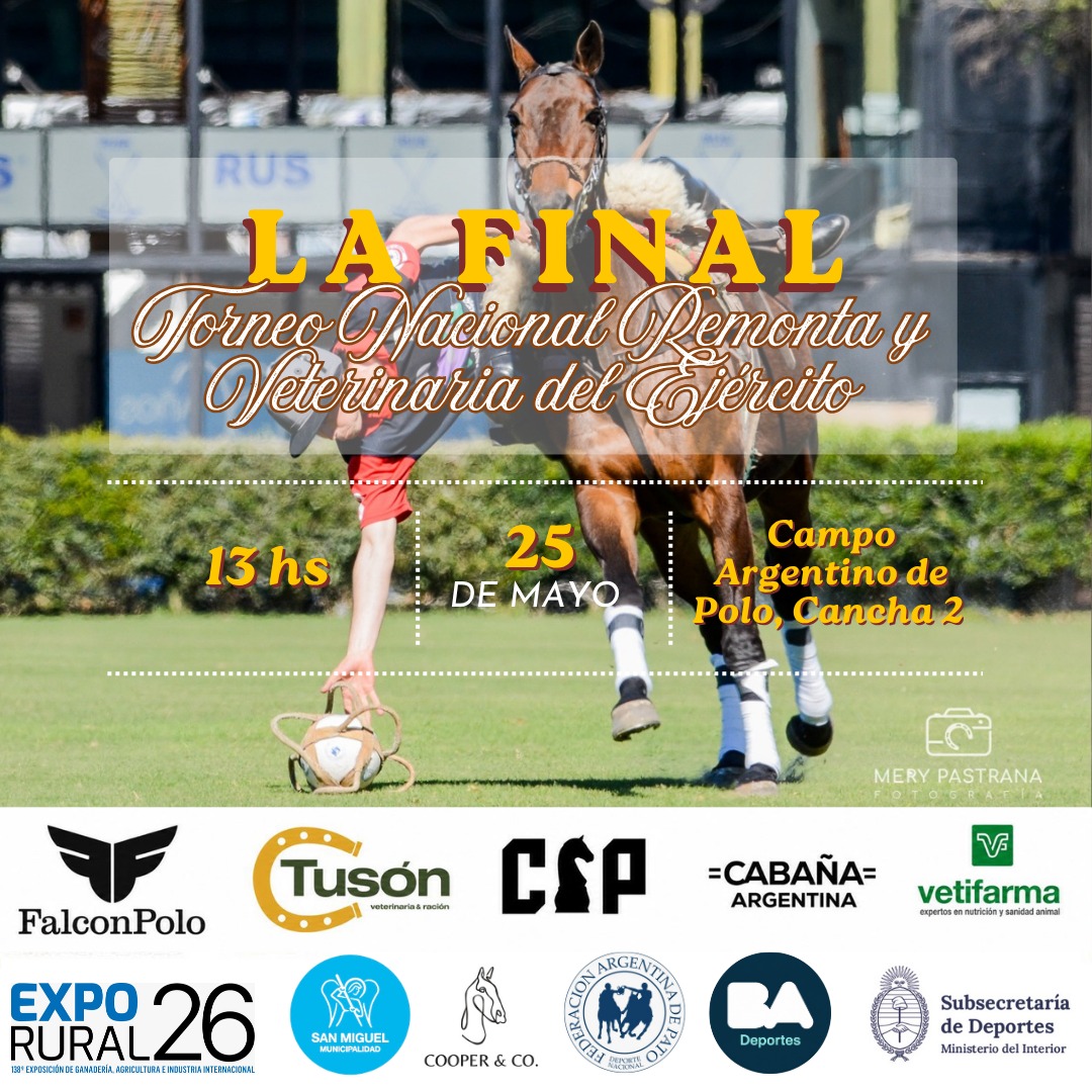 25 DE MAYO – Campo de Polo. Final Torneo Remonta y Veterinaria.