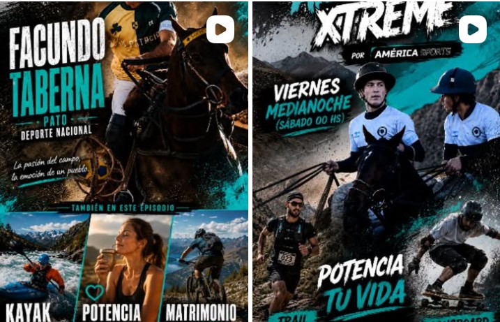 Seguí la Info del Deporte Nacional con los MICROS de ARGENTINA XTREME