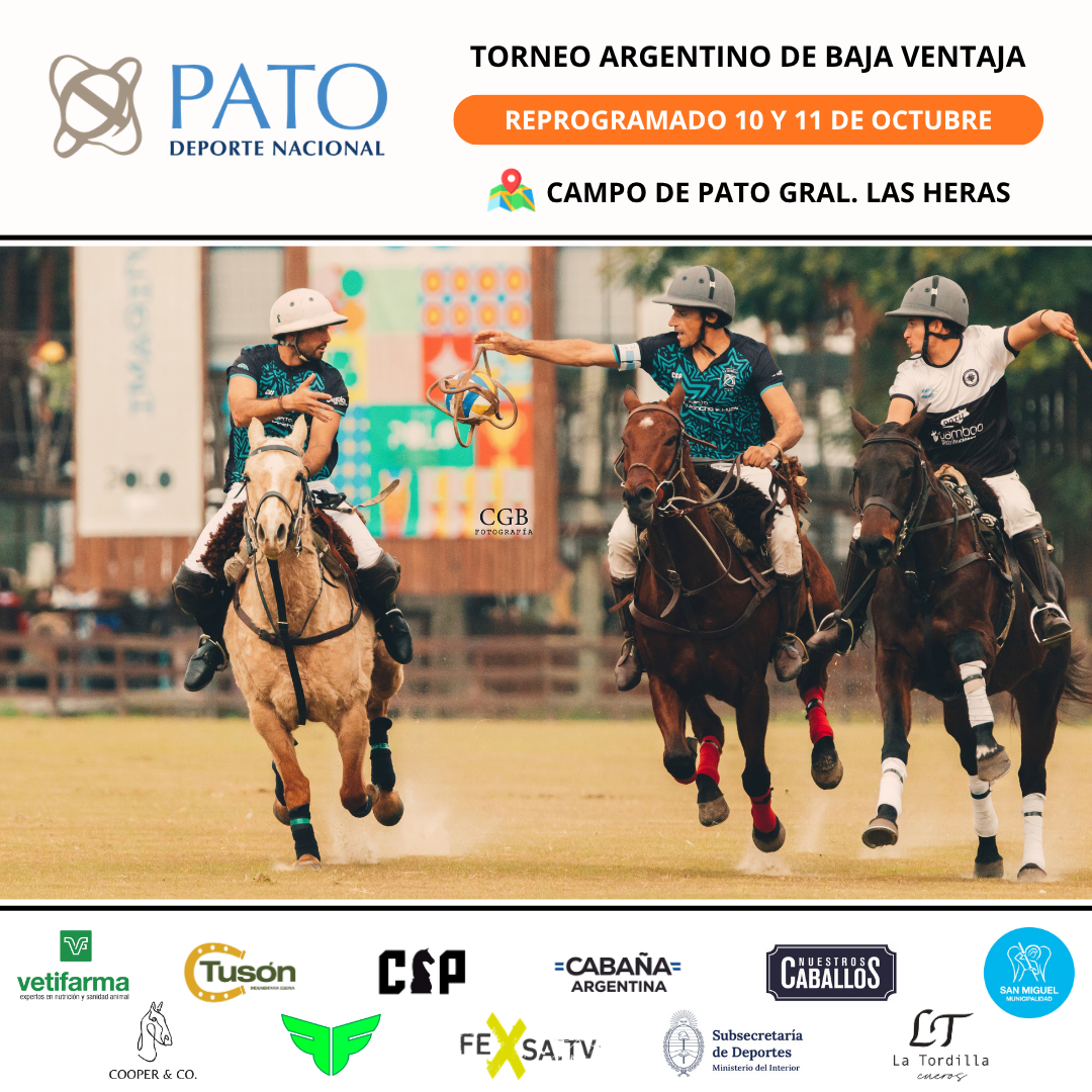 Si el clima acompaña, este fin de semana tendremos Pato en Gral. Las Heras